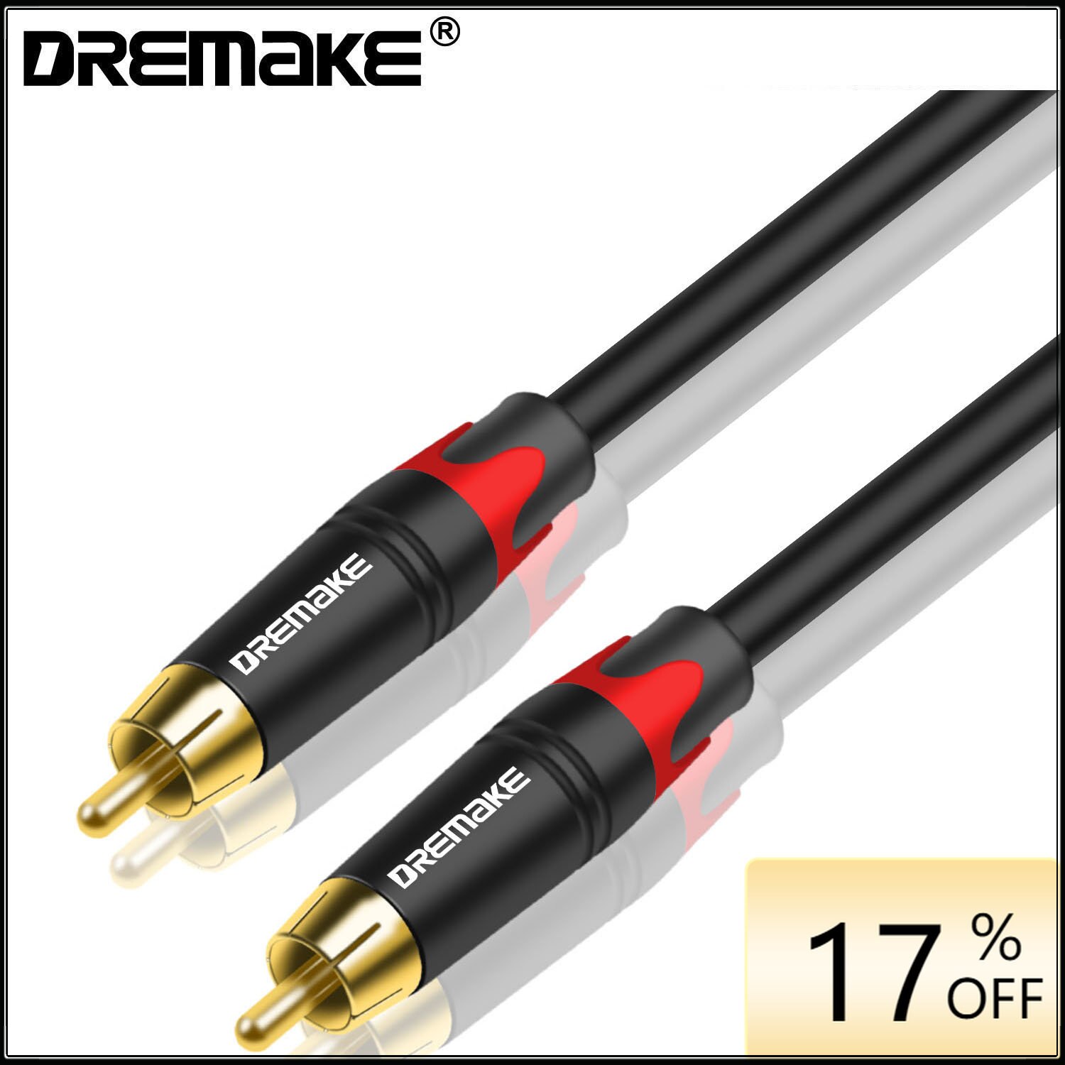 DREMAKE  ̺ RCA - () ϷƮ Ÿ, TV, DVD, VCD Ŀ, 0.3m, 0.5m, 1m, 2m, 3m